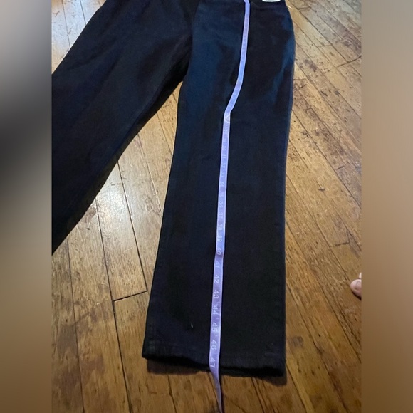 NWT Abercrombie and Fitch the 90s straight ultra high rise black jeans size 22L - Picture 6 of 7